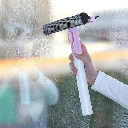 Limeless 3-in-1 Glass Cleaner: Spray, Scrub and Squeegee in One