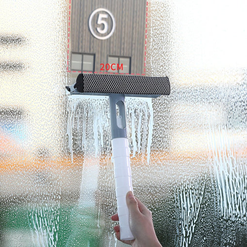 Limeless 3-in-1 Glass Cleaner: Spray, Scrub and Squeegee in One
